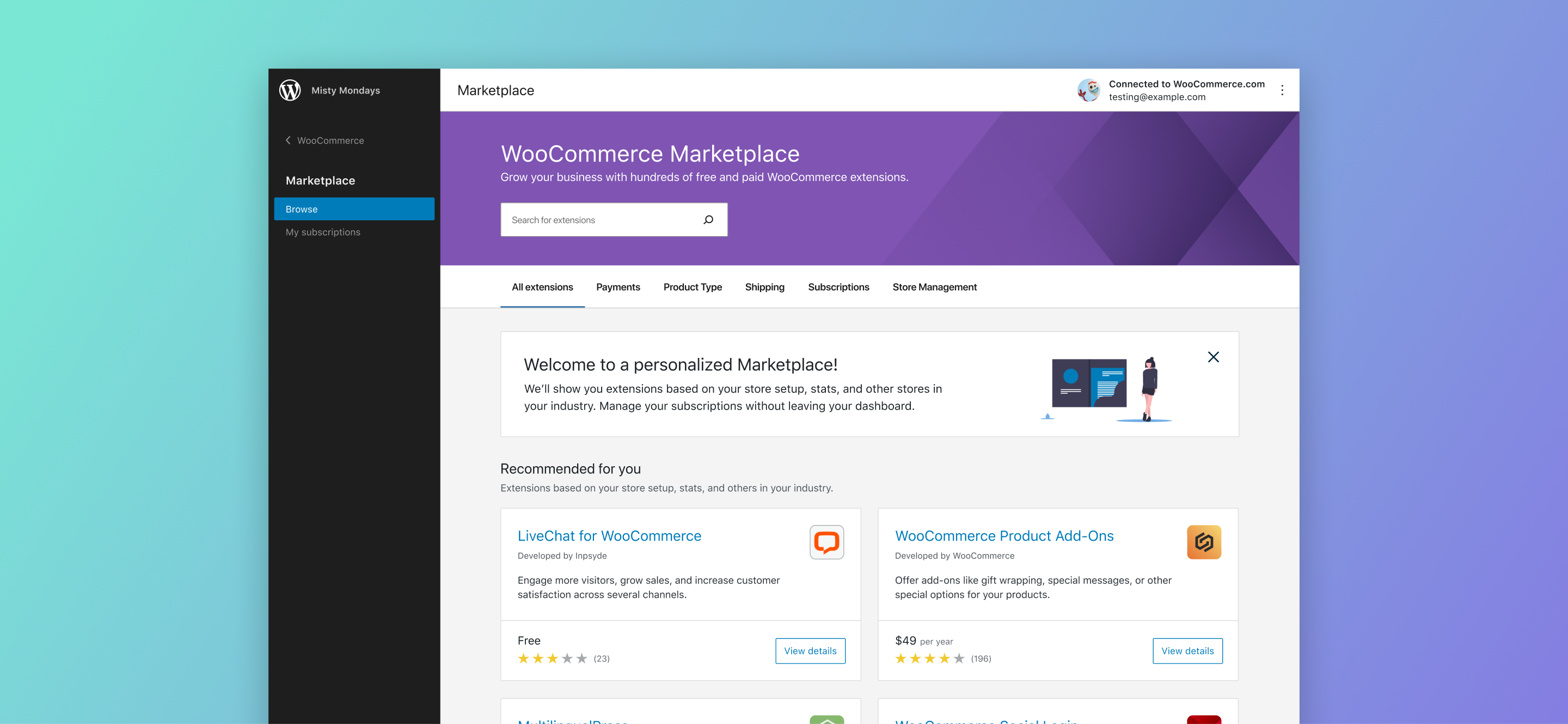Featured image for WooCommerce In-App Marketplace